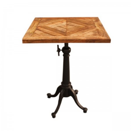 Tavolino Industrial legno + ferro Bistrot